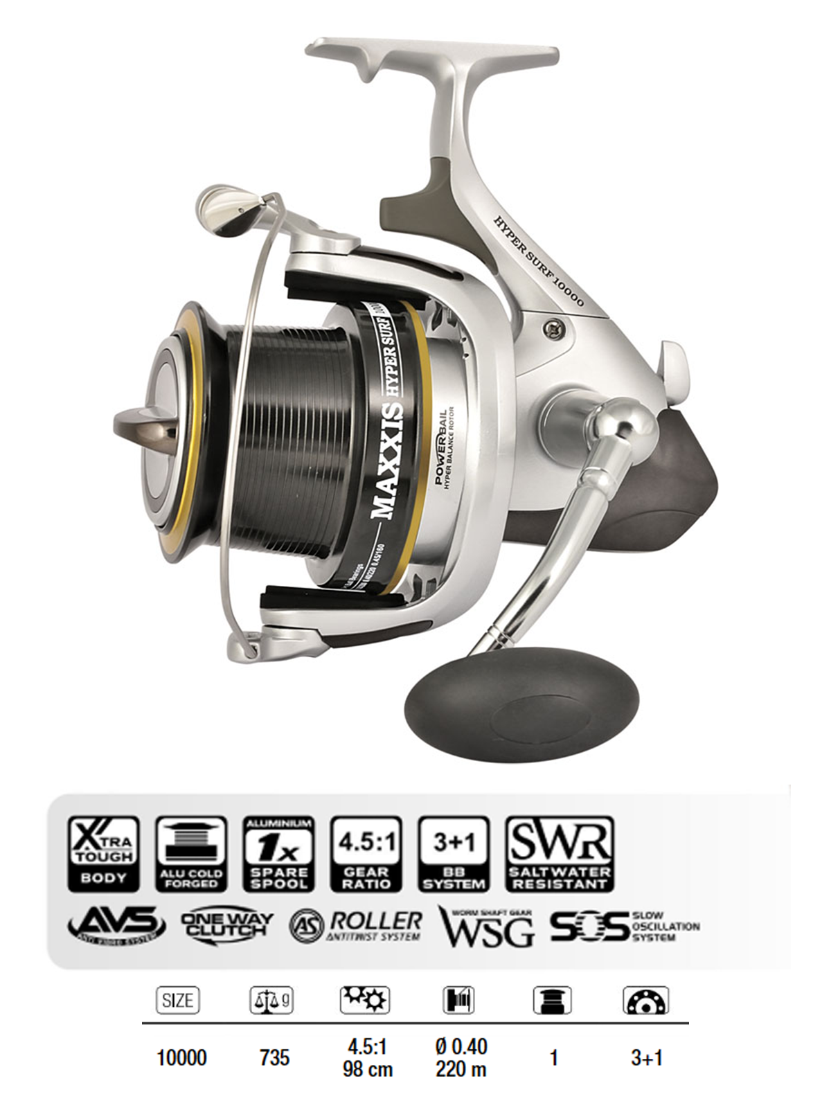 Trabucco Maxxis Hyper Surf 10000 Surf Olta Makinesi