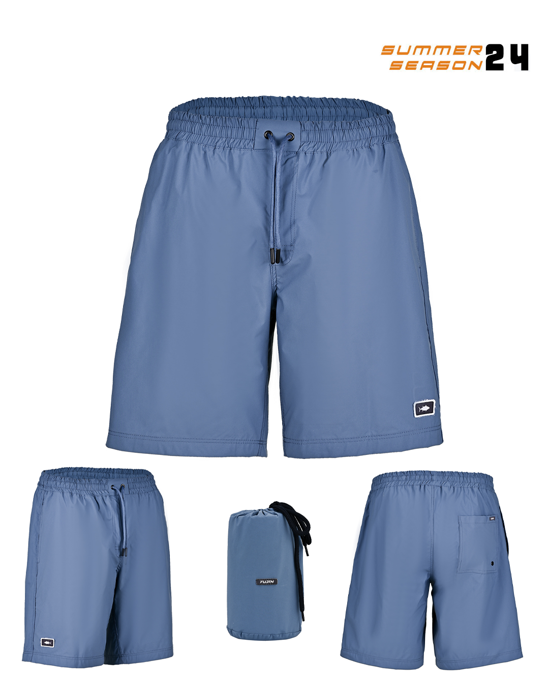 Fujin Pro Angler Board Short Mayo Indigo